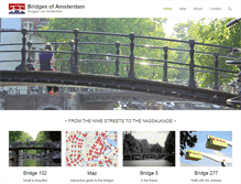 Tablet Screenshot of bridgesofamsterdam.com